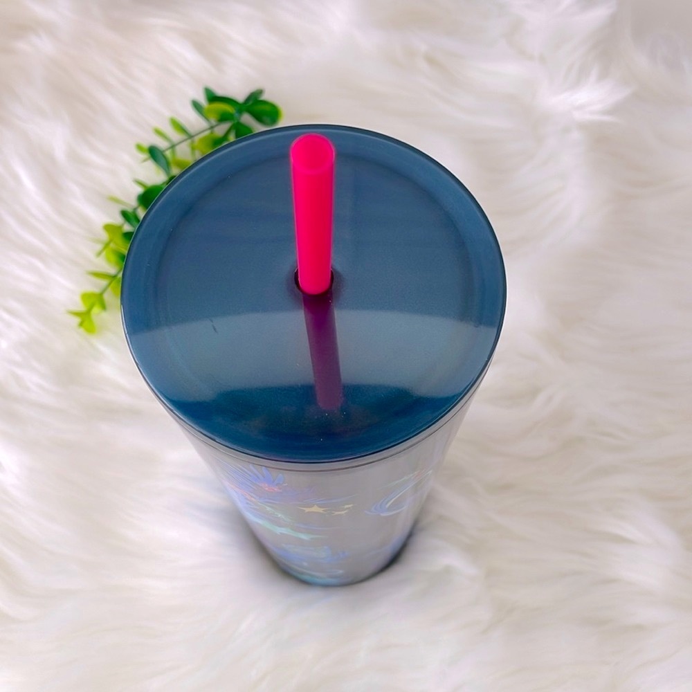 Starbucks Holiday 2024 Blue Pine & Feather Tumbler - Picture 4 of 7
